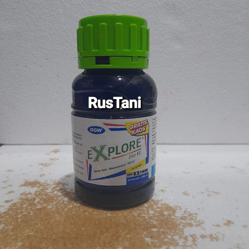 fungisida +ZPT EXPLORE 250EC 250ml Bahan aktif : difenokonazole 250g/l ( + kaos)