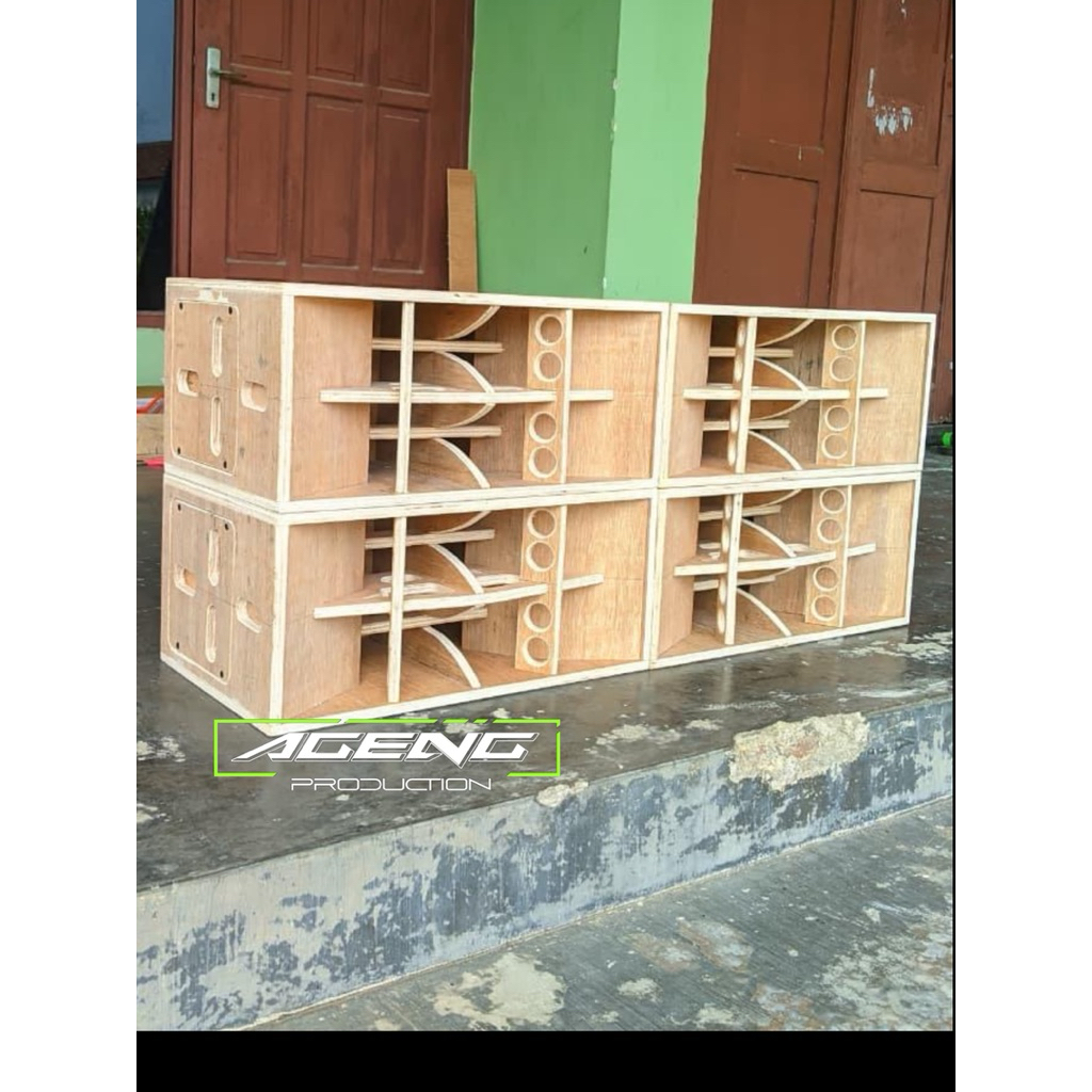 Box Speaker CLA 12 inch Double Bahan 15 mm Free kabel tanam