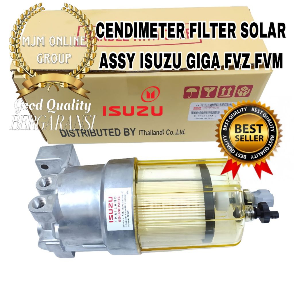 CENDIMETER SEPARATOR FILTER SOLAR BAWAH KOMPLIT ISUZU GIGA FVZ FVM
