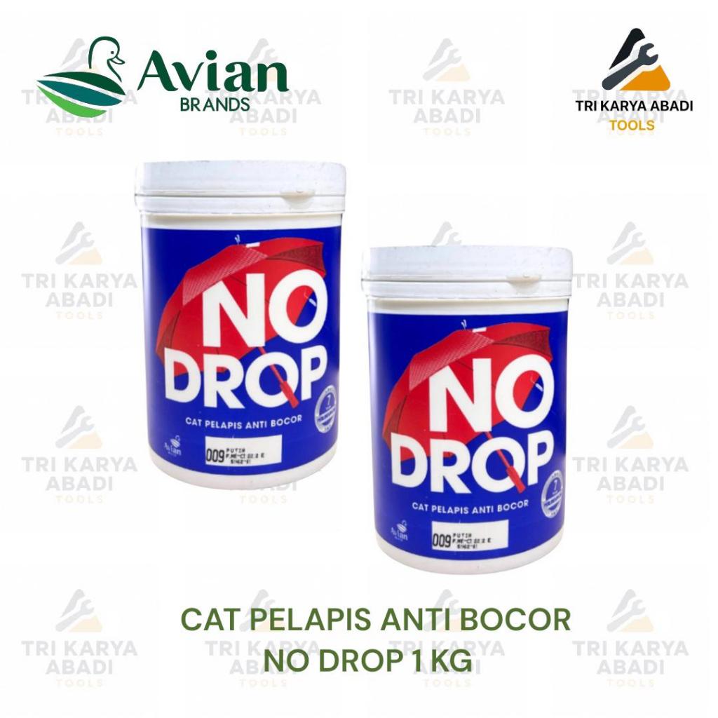 Cat Pelapis Anti Bocor No Drop 1 KG Galon Cat Waterproof Tahan Cuaca Untuk Atap Talang Dinding dan D