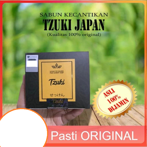 Tzuki Sabun Kecantikan Pemutih Wajah Asli Ori BPOM
