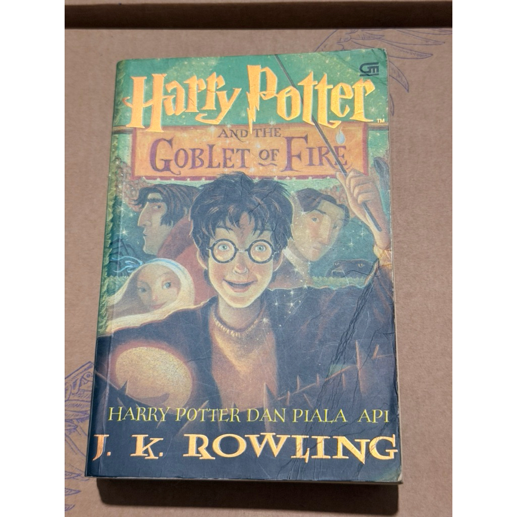 Buku Novel Harry Potter dan Piala Api JK Rowling Terjemahan Indonesia Harry Potter and The Goblet of