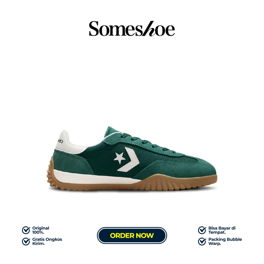 Converse Run Star Trainer  Green Envy Egret