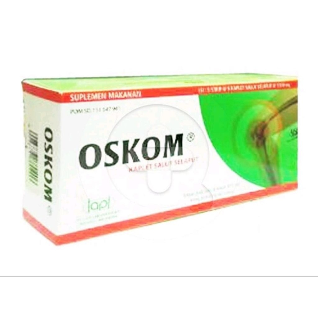 SUPLEMEN MAKANAN / SUPLEMEN KESEHATAN SENDI / OSKOM KAPLET 1 STRIP