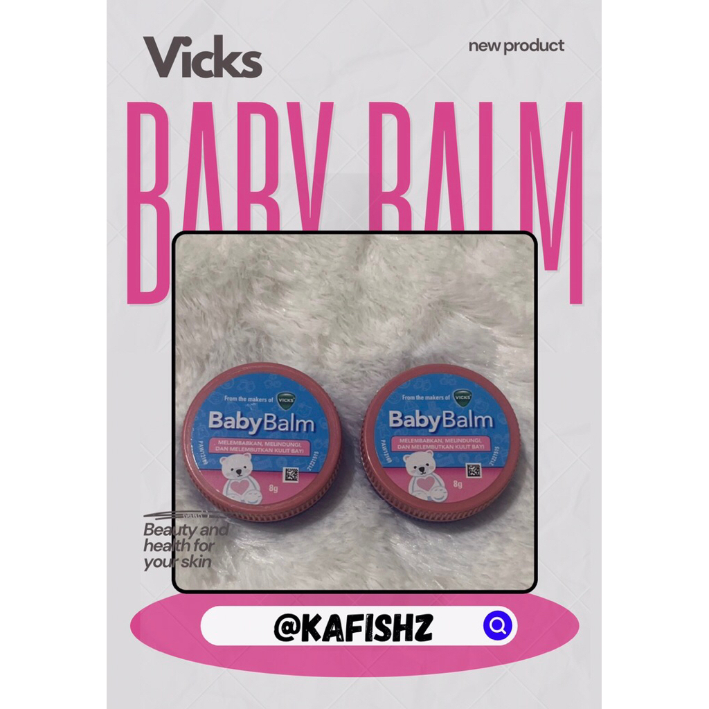 VICKS BABY BALM 8 GR | BALSEM VICKS BAYI DAN ANAK