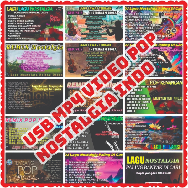 USB Isi Lagu Pop Indonesia Nostalgia Untuk Mobil