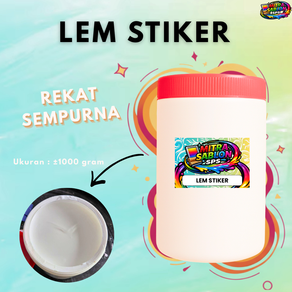 Mitra Sablon LEM STIKER Rekat Sempurna 1KG