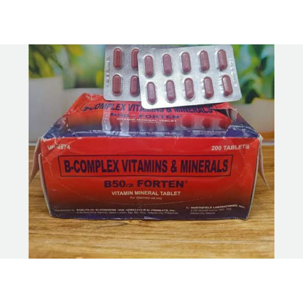 B50 forten vitamin ayam b complex ayam aduan