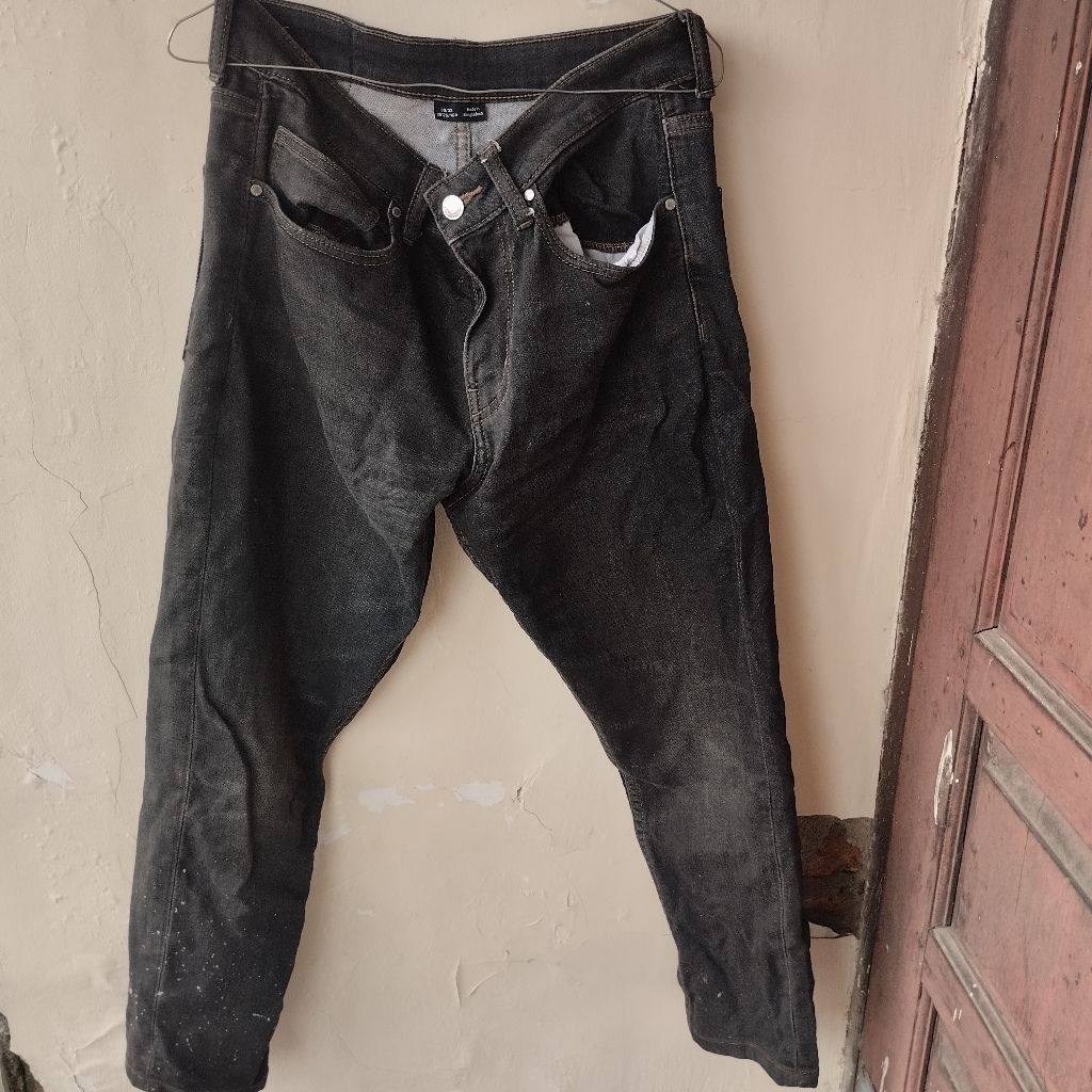 Celana Zara Jeans Street Black Original