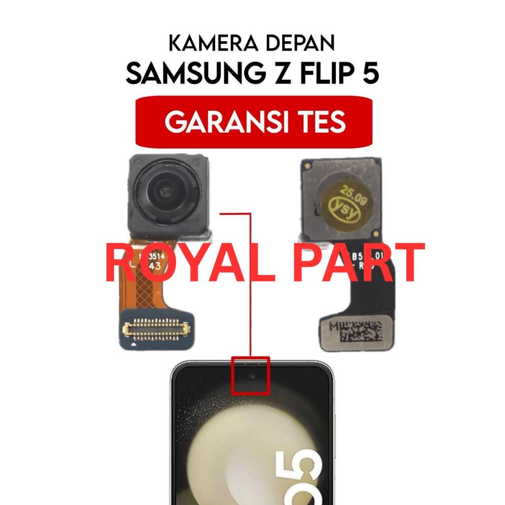 [GARANSI TES] Kamera Depan Samsung Z FLIP 5G