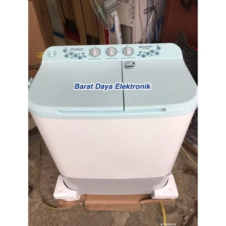 Mesin Cuci  Sharp 2 Tabung ES-T90MW Puremagic