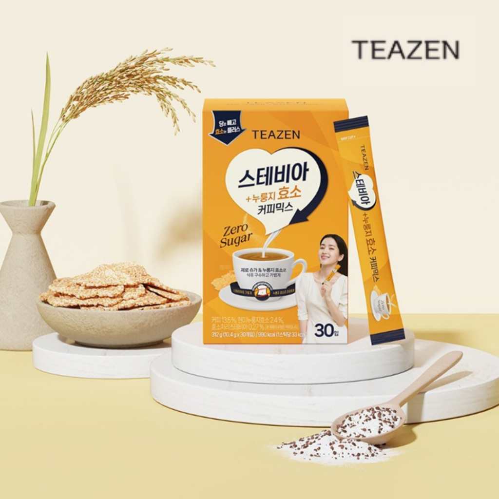 Teazen Stevia Nurungji Enzyme Coffee Mix 30 Sticks