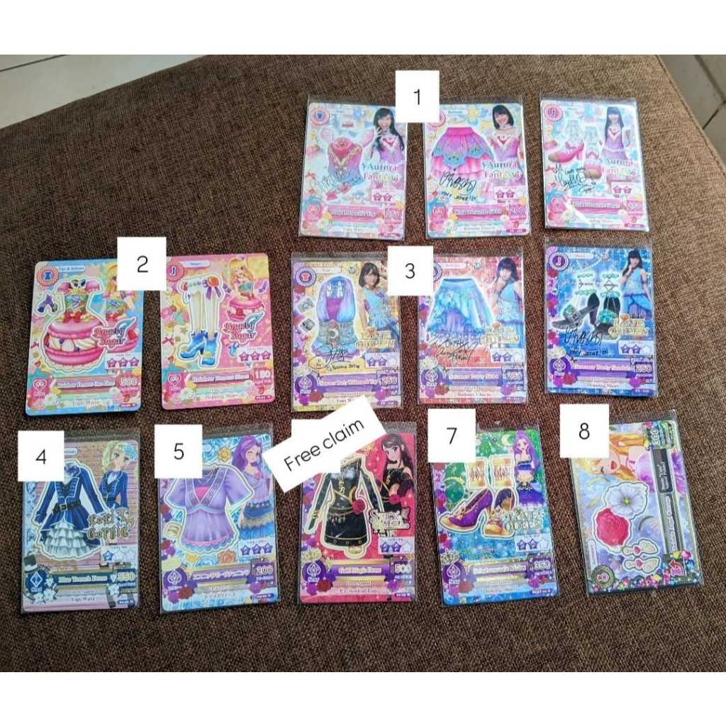 Kartu Aikatsu Asli (Premium, Jp, Common)