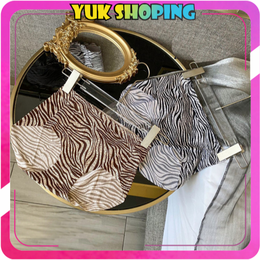 YUKSHOPING Celana Dalam Wanita Sexy Motif Macan B077