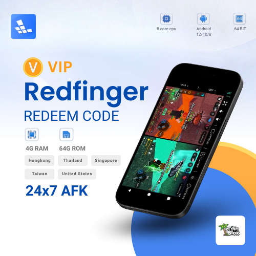 REDFINGER Cloud Phone 30 Hari/7 Hari Redeem Code