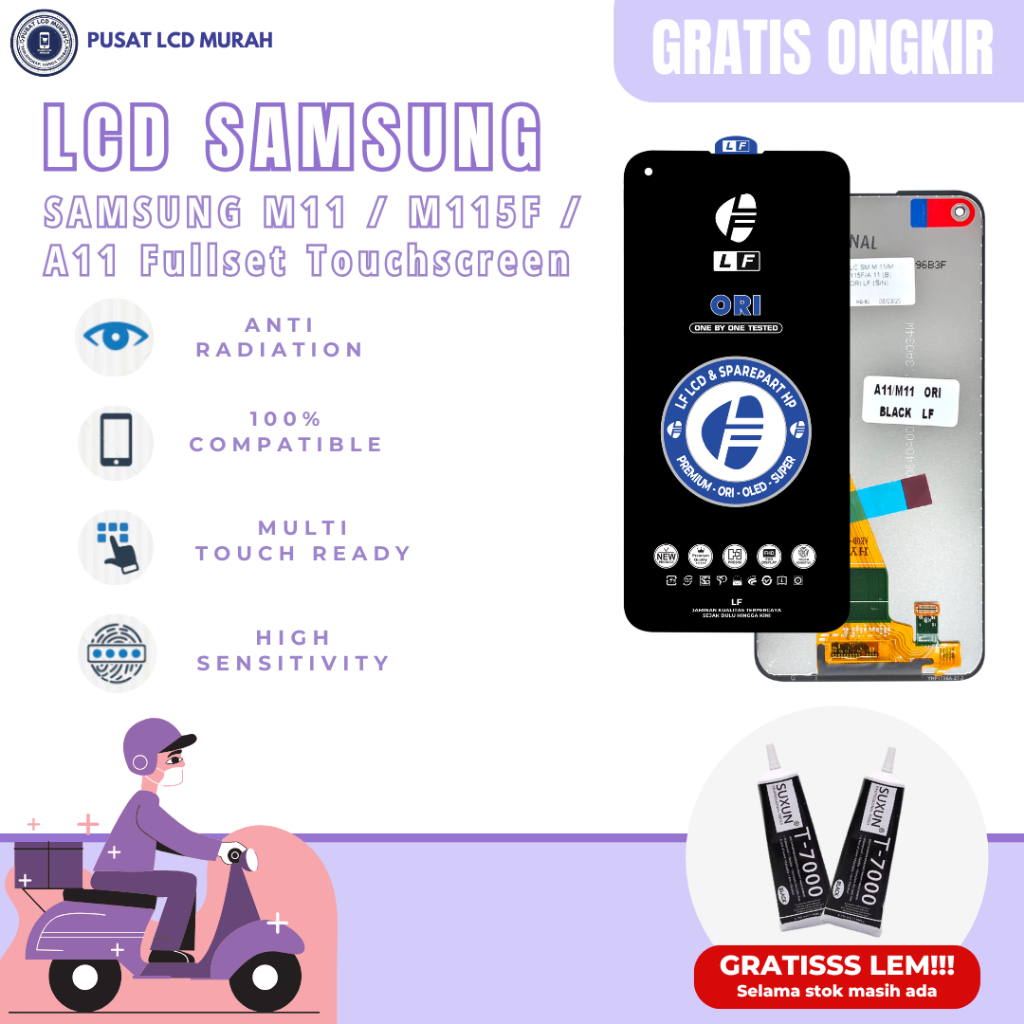 LCD SAMSUNG A30 / A50 / A50S FULLSET TOUCHSCREEN