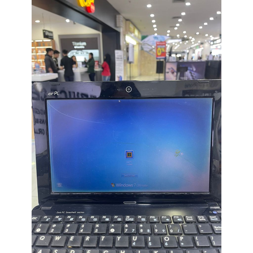 NOTEBOOK ASUS PC 1015CX SECOND SEKEN BEKAS CPU N2600 RAM 2GB