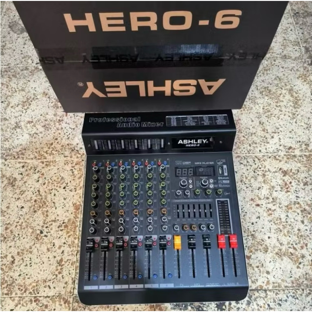 Mixer Ashley Hero-6 Hero 6 Original 6 Channel
