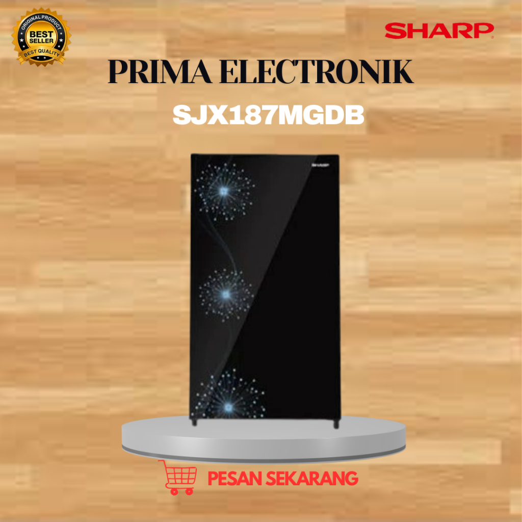 SHARP KULKAS 1 PINTU SJX187MGDB/KULKAS 1 PINTU 160 LITER/SJX187MGDB/SJX-187-MGDB/SJX-187 MGDB/SJX 18
