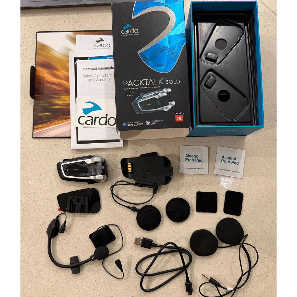 Cardo Packtalk Bold Silver New