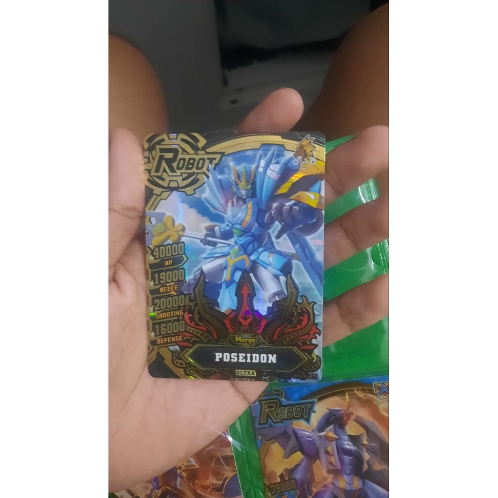 poseidon, kartu hero robots legend
