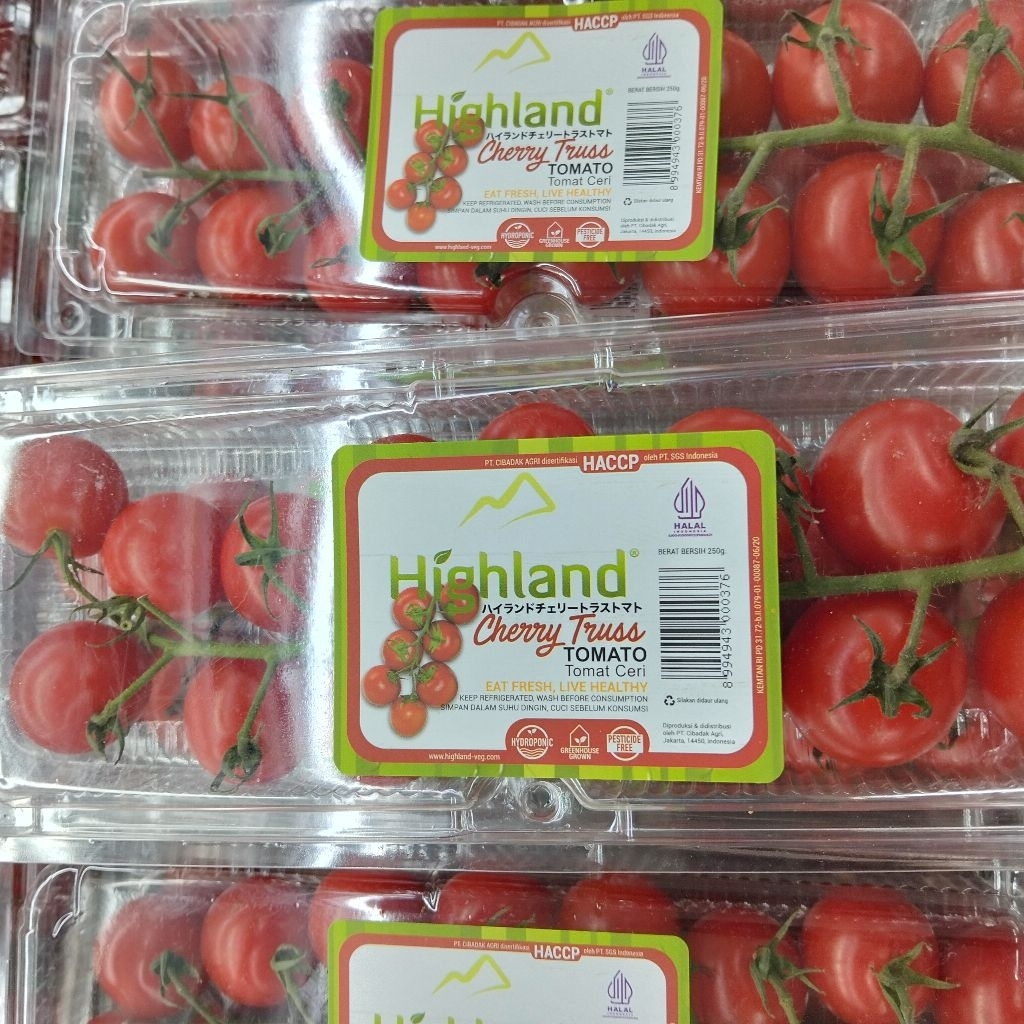 Highland Tomato Cherry Truss 250g Buah Tomat Ceri Cherry Tomato