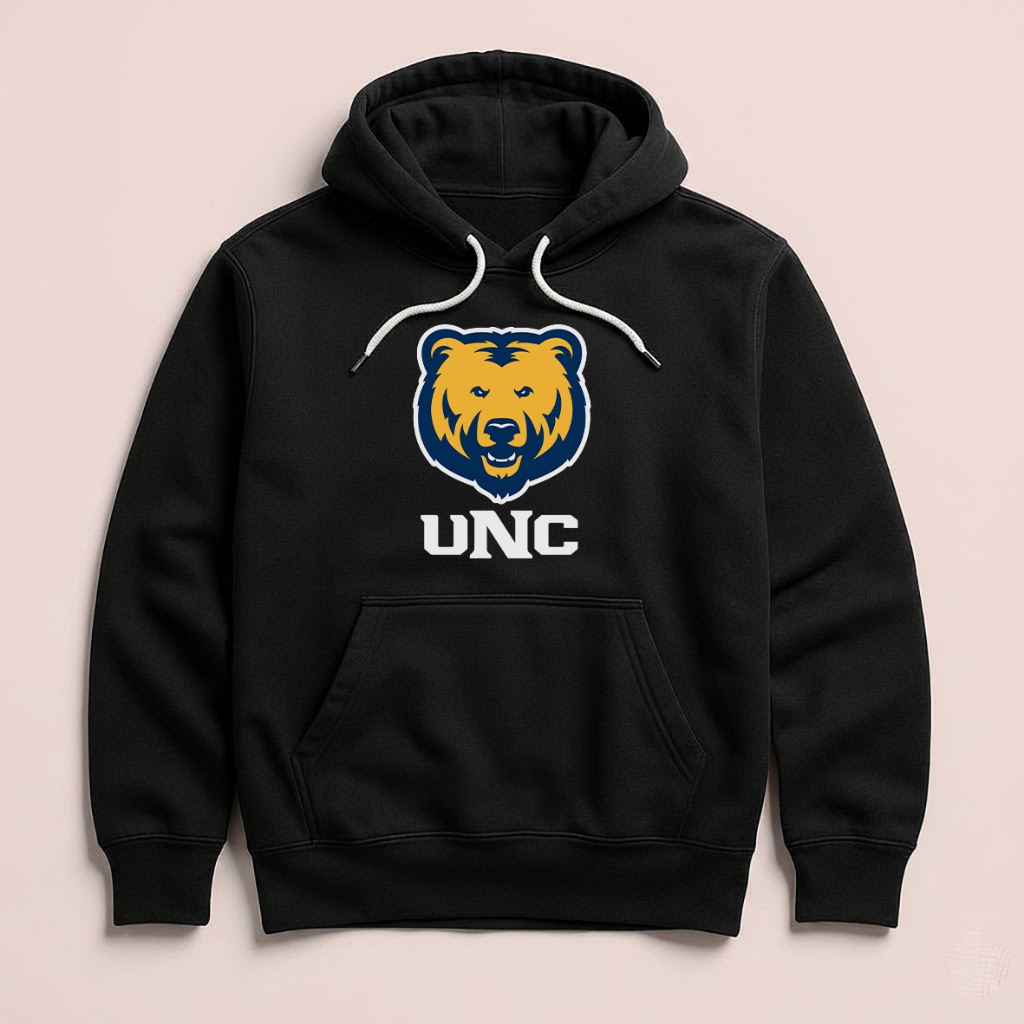 Hoodie UNC University of NORTHERN Colorado Unisex Sweater Fleece Black Hitam Cloth
