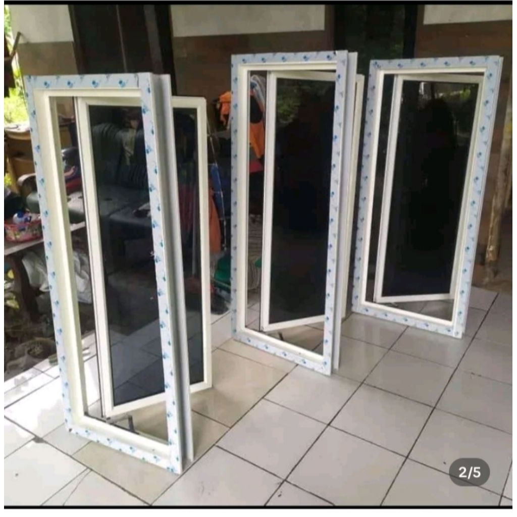 kusen jendela aluminium alexindo 4 in bisa custom ukuran sesuai kebutuhan free packing buble wrab da