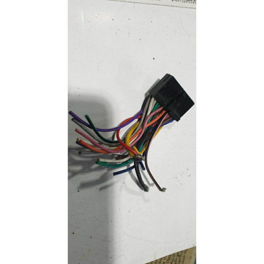 Soket Jacck head unit mobil Android MTech 20 pin