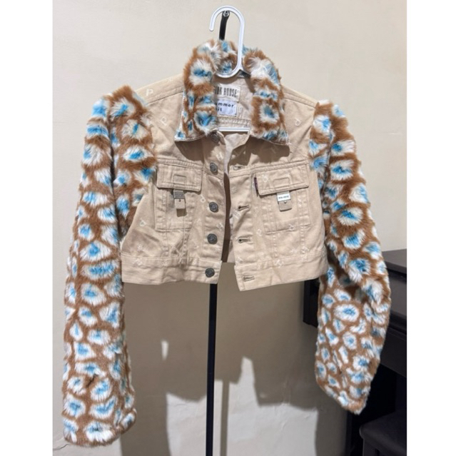 Pink House Jacket Bulu Jaket Anak dewasa Remaja Ld 74 panjang 34 crop unik lucu murah bagus bali den