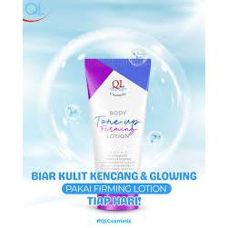 Lotion Pemutih Kulit QL Body Tone Up 250gr dengan Niacinamide