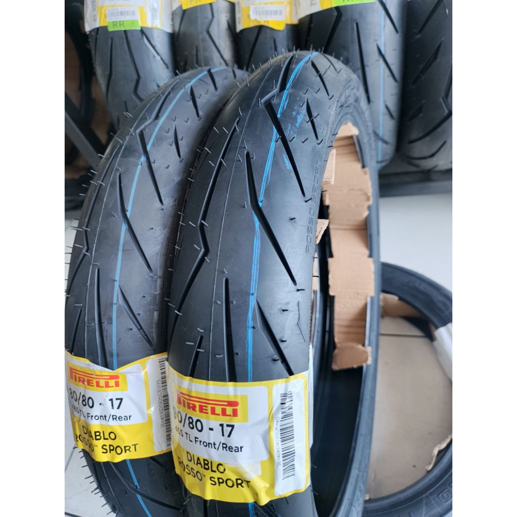 PIRELLI DIABLO ROSSO SPORT 80/80-17 & 90/80-17