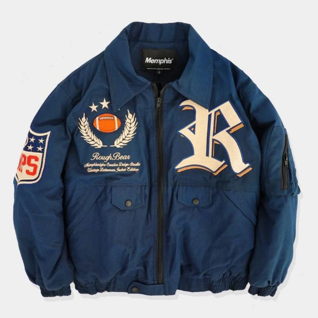 Jacket Retro Bomber Roughbear Unisex (LIMITED EDITION)