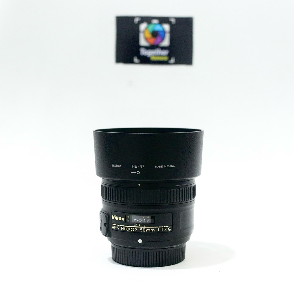 lensa kamera dslr nikon 50mm f1.8 g afs second