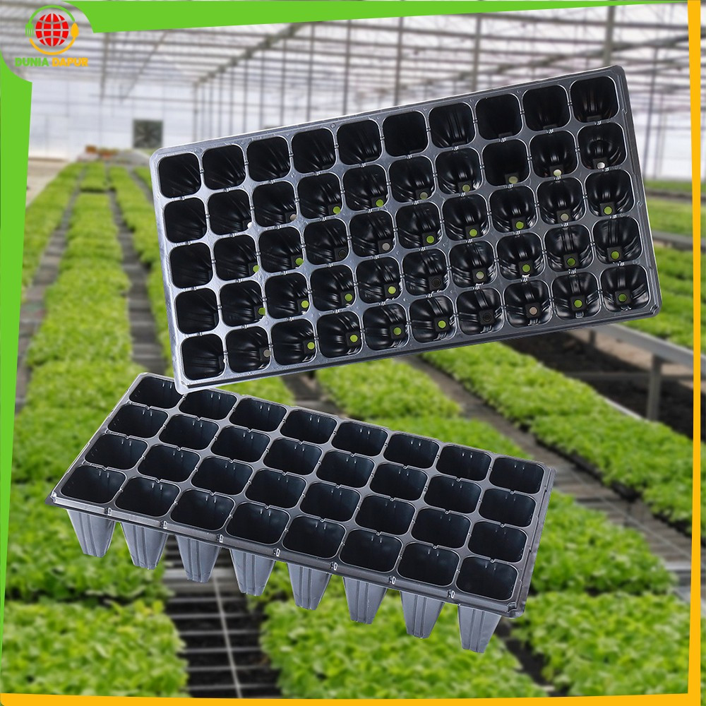 Tray Semai Bibit Benih Wadah Persemaian Sayur Plastik Praktis / Tray Semai Tanaman Plastik Pembibita