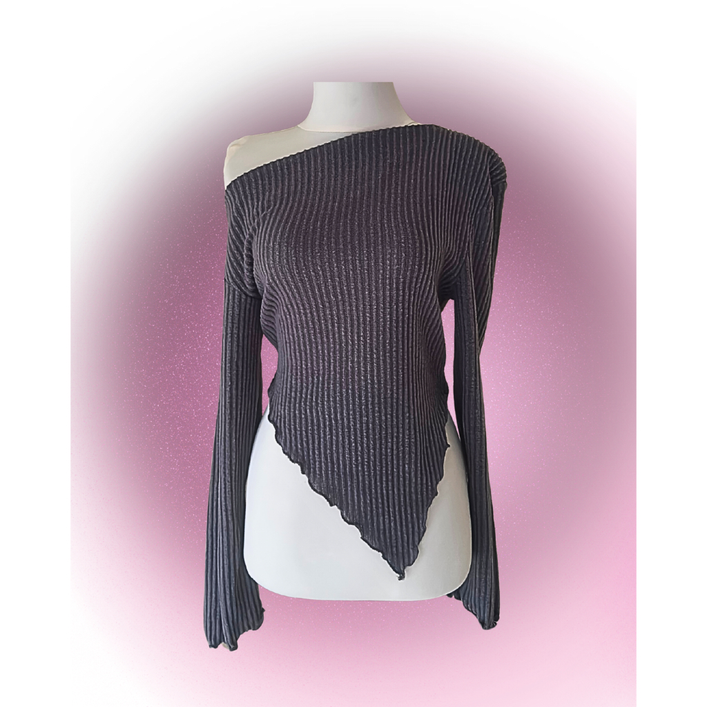 Knit Sabrina/Off shoulder Top