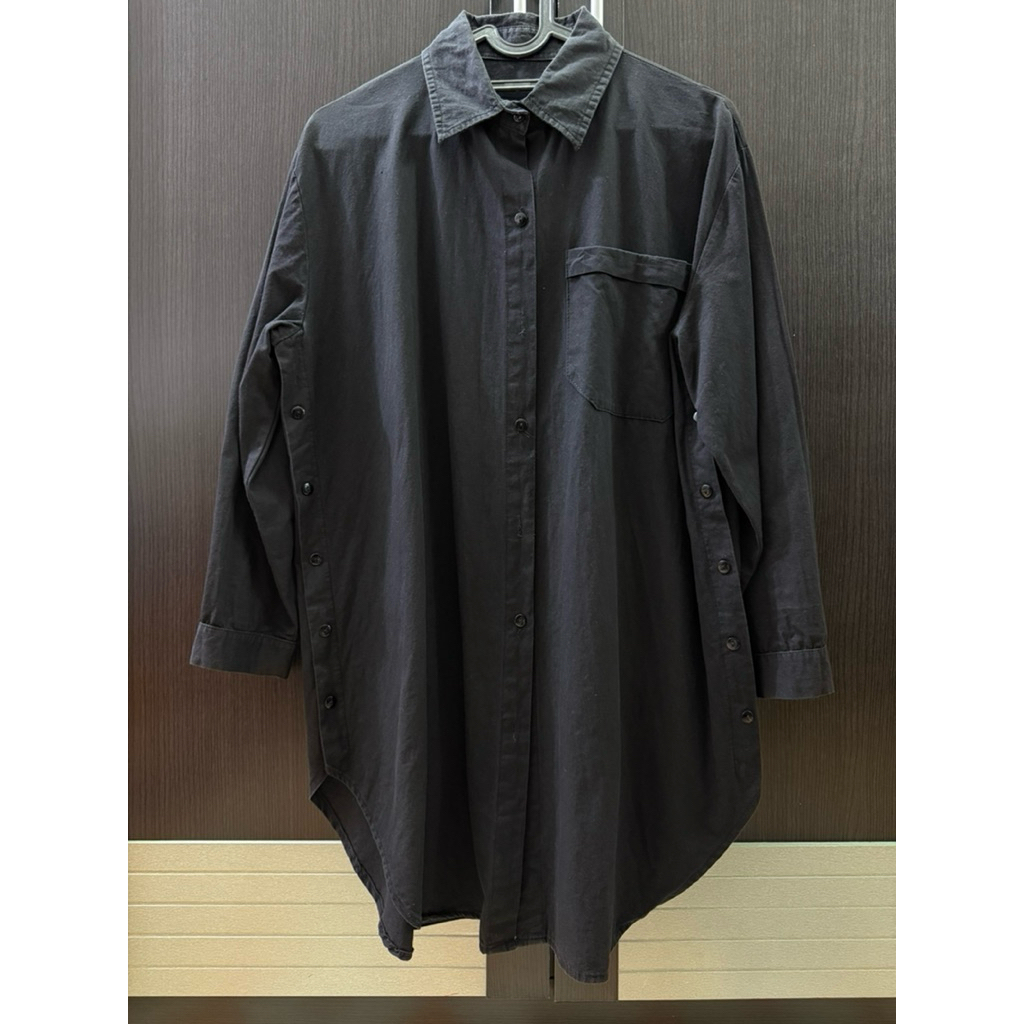 Button Shirt Dress [ Preloved ]