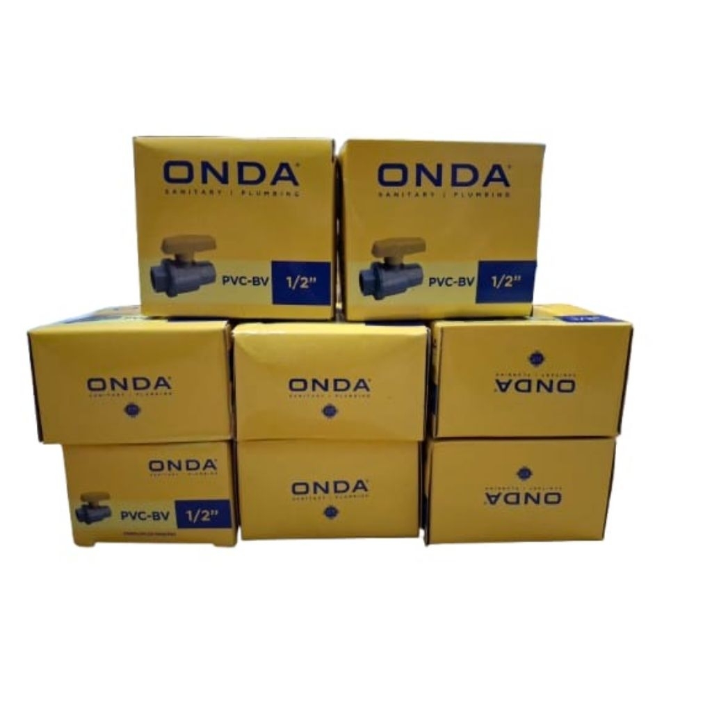 Stop Kran Ball Valve Onda PVC BV 1/2"