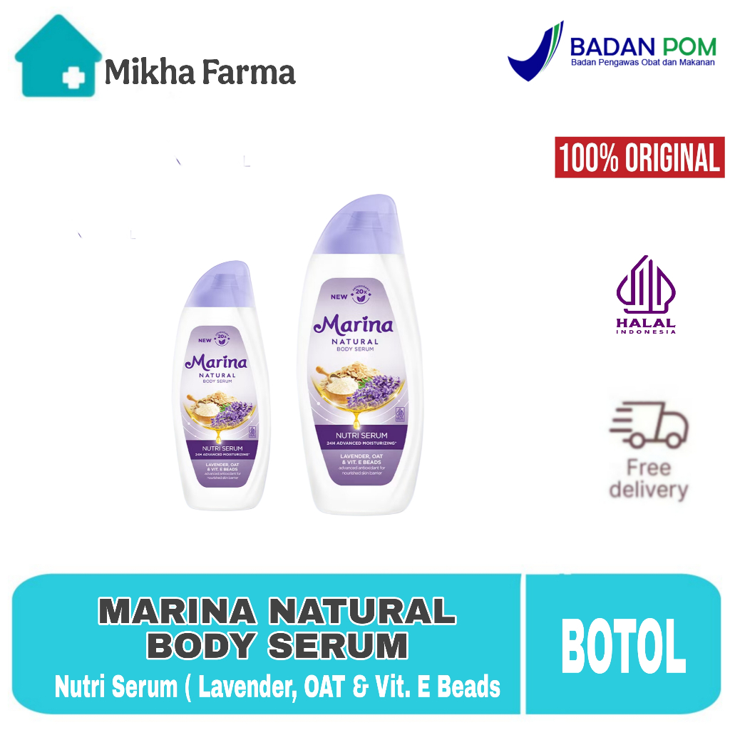 MARINA Natural Hand Body Lotion Nutri Serum - Marina Natural Body serum
