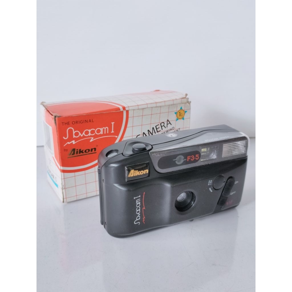 Kamera analog vintage Aikon Novacam1 f3.5 camera photo film classic koleksi kamera pocket antik kame