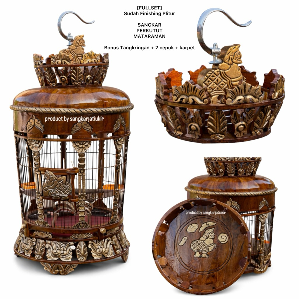 Sangkar Perkutut, Sangkar Burung Perkutut, Sangkar Perkutut Kayu Jati