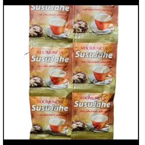 Susu Jahe 2 Renceng Isi 20 Sachet - Susu Jahe Sidomuncul Rencengan
