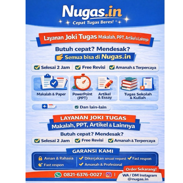 JOKI TUGAS,MAKALAH,PPT,ARTIKEL&LAINNYA