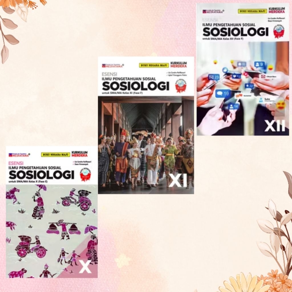 Original Buku Esensi Sosiologi SMA/MA kelas 10,11,12 Kurikulum Merdeka MEDIATAMA