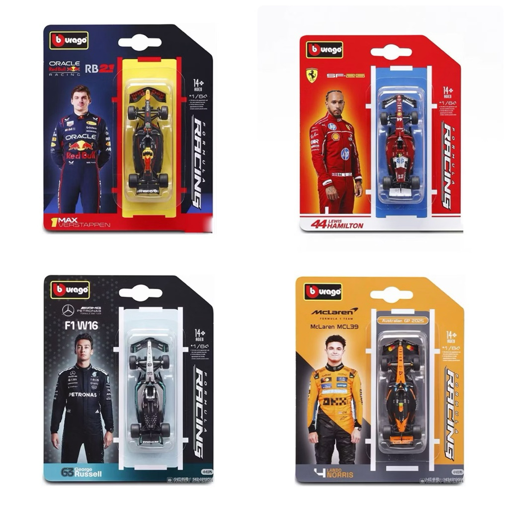 Mobil Diecast Skala 1:64 Model Formula 1 Balap Koleksi