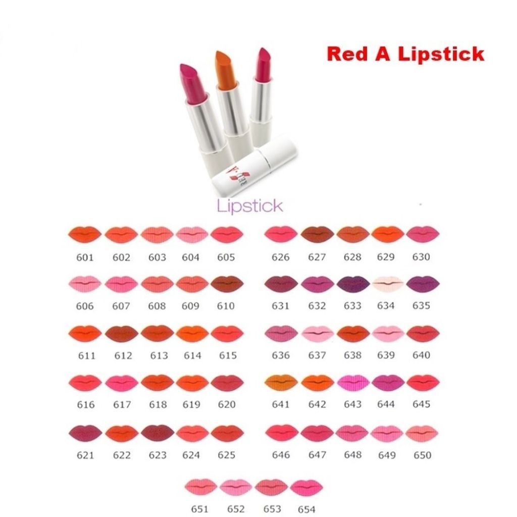 Lipstick / lipstik / lipcream red'a / red a