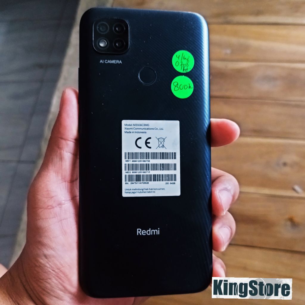 Xiaomi Redmi 9C 4/64 SEKEN MURAH ORIGINAL