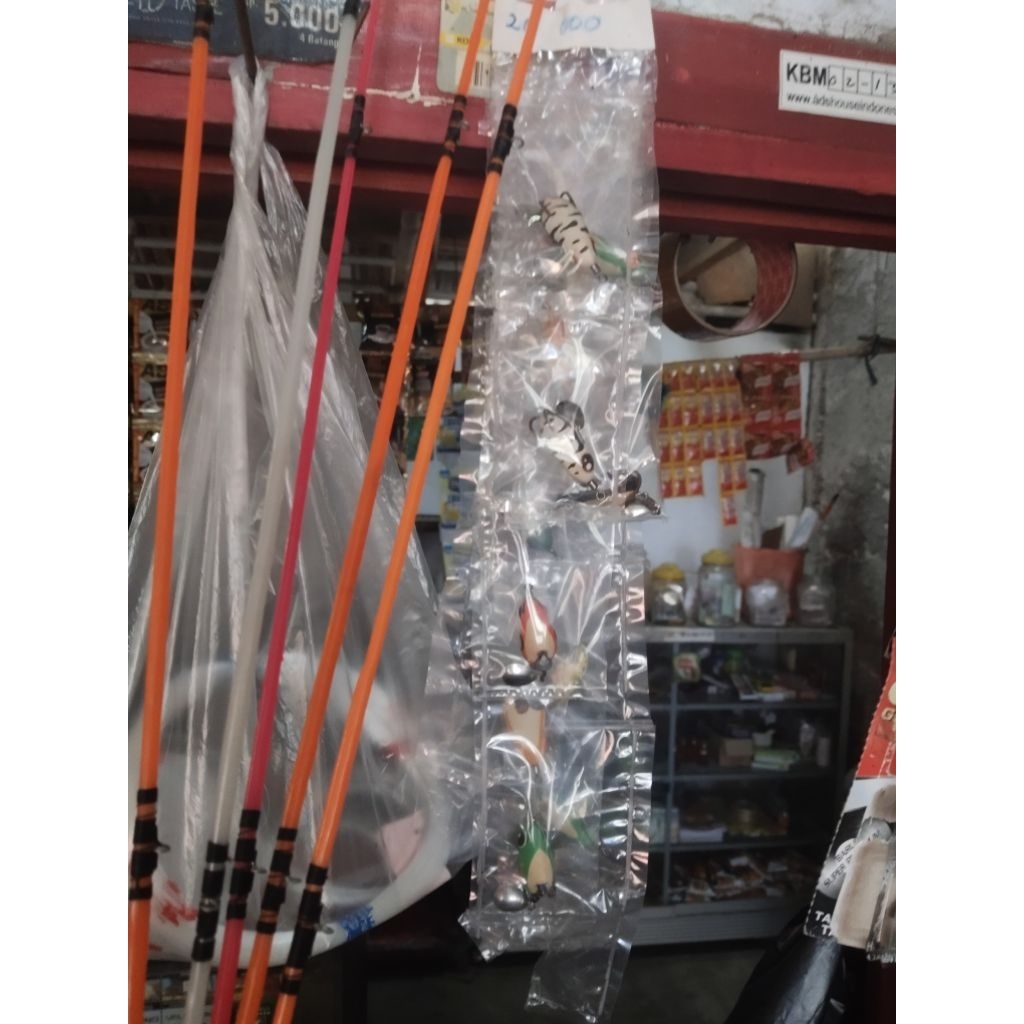 joran set fiber 130 cm lentur dan elastis