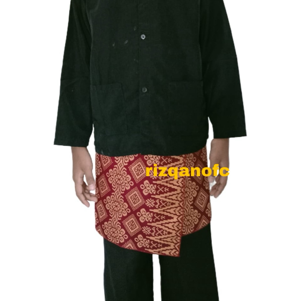 Songket Pria Sarung Songket Melayu Songket Melayu Songket Anak Instan Rumpak Tanjak Anak