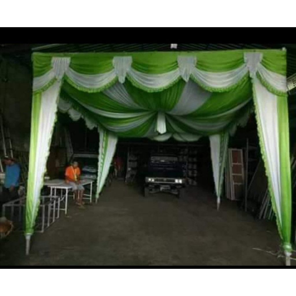 TERLARIS  PLAFON BALON TENDA UKURAN 4*6 / PLAFON DEKOR / PLAFON TENDA PESTA